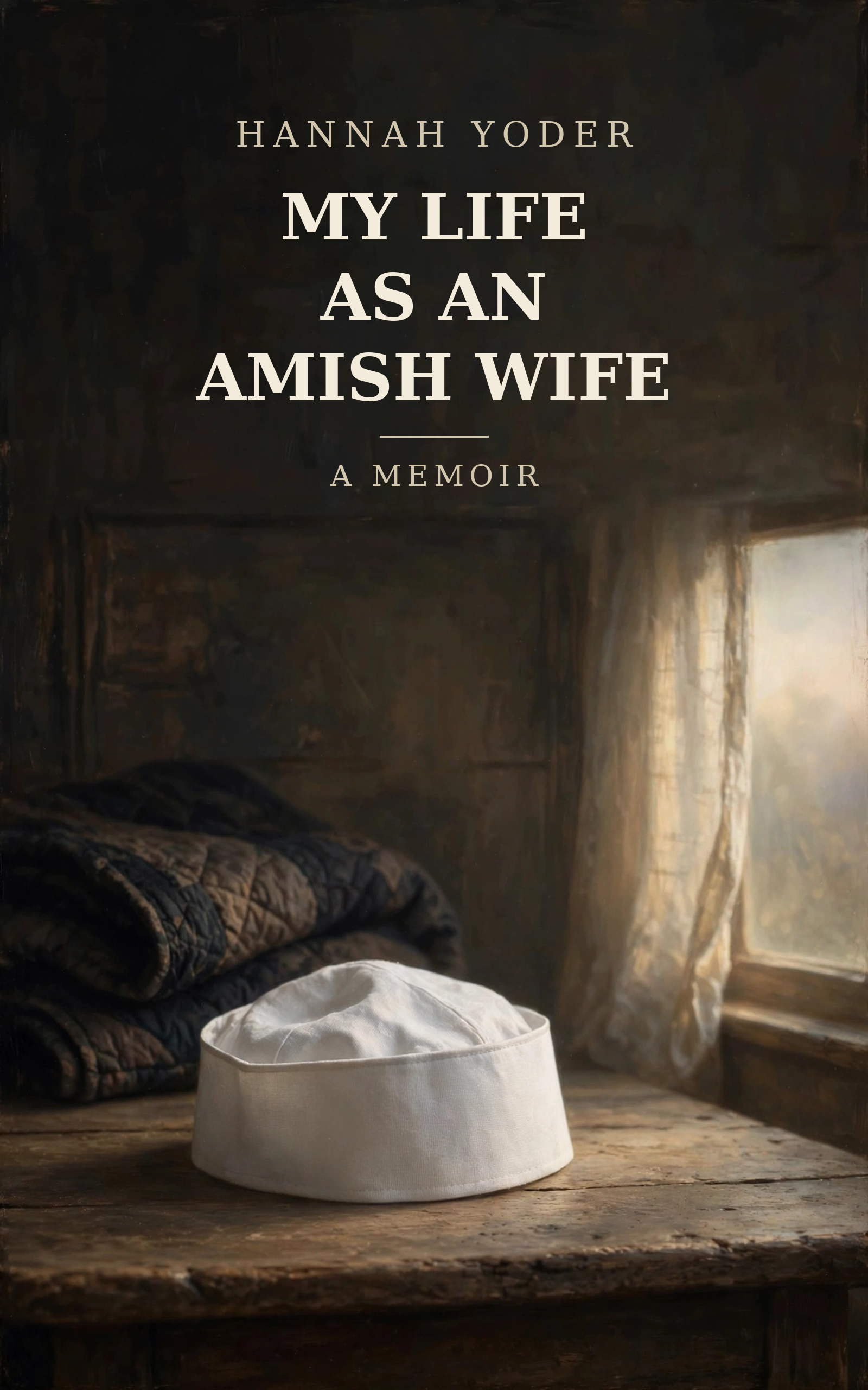 Book cover: Hannah Yoder — My Life as an Amish Wife, a memoir